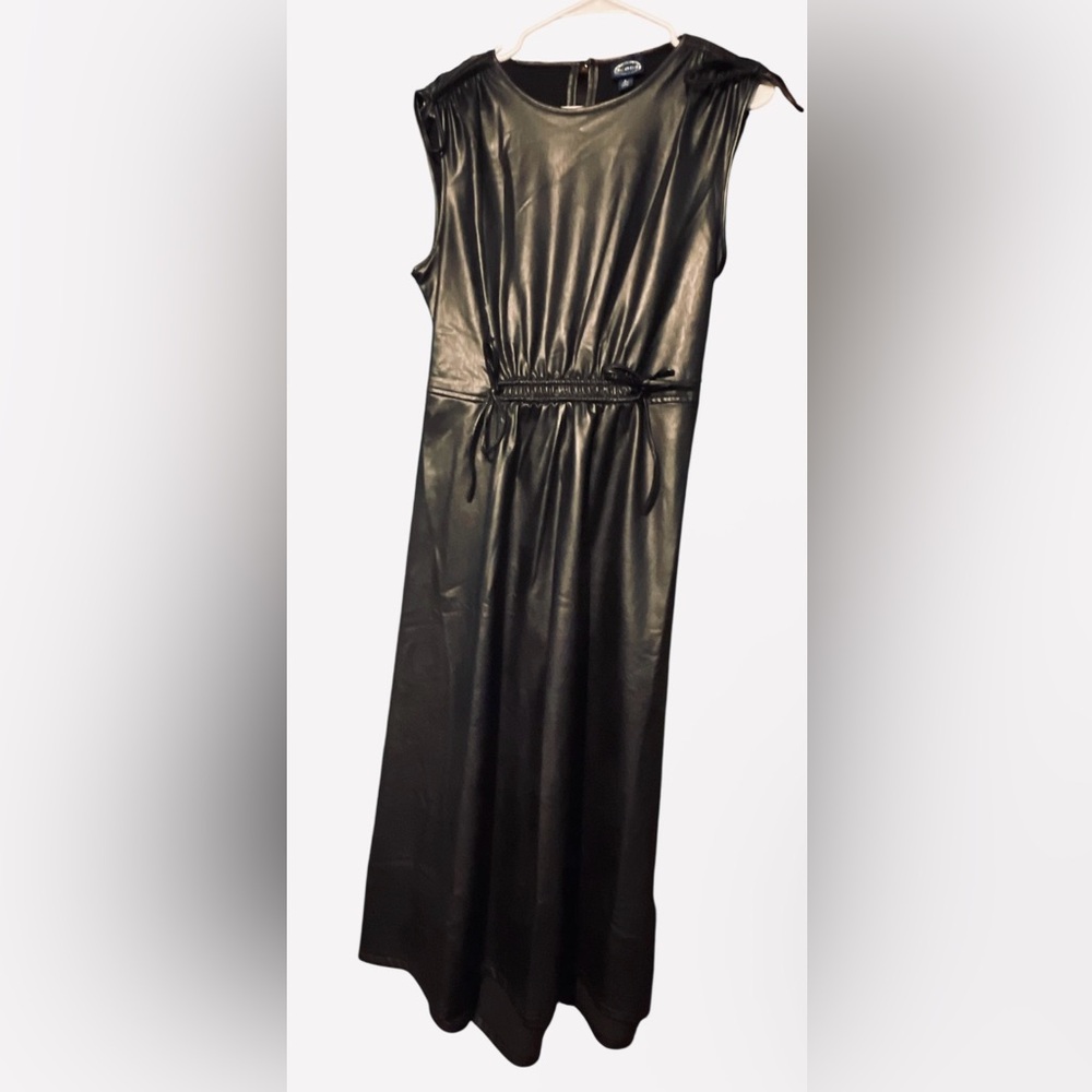 Chic Black Midi Dress with Tie Straps size S NWT - Picture 14 of 16